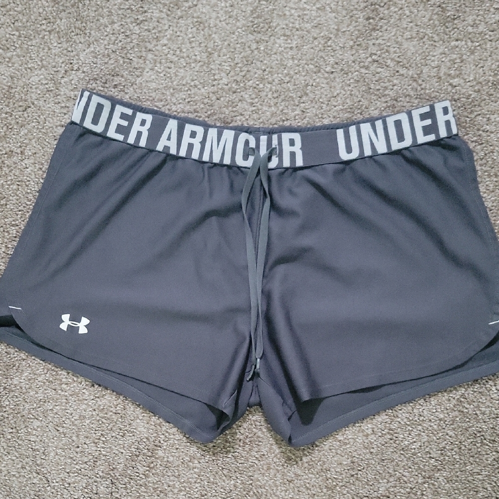 Under Armour Women's Charcoal Athletic Shorts
